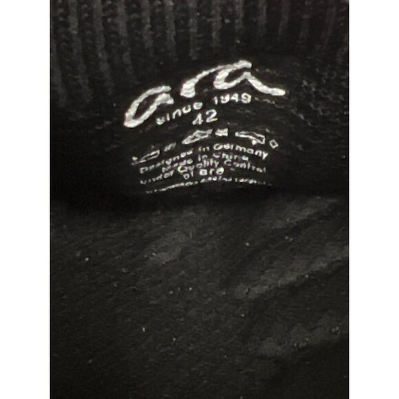 ARA Carlton Hydrophobic Men\'s Sneakers Slip On Black Water Resistant EU 42 US 9 main image 9